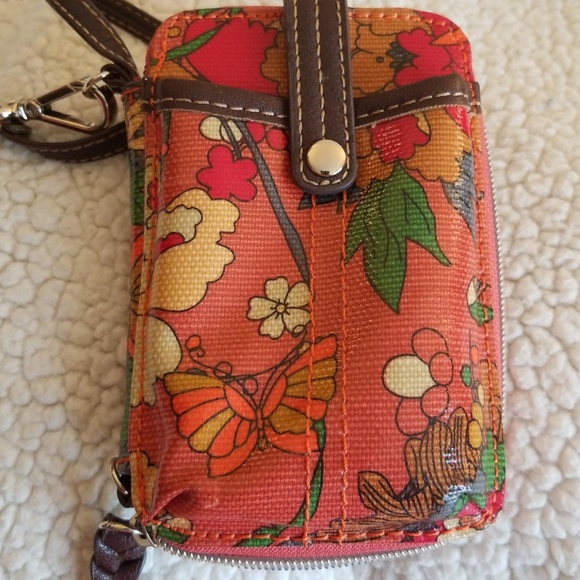 NWOT Sakroots Wallet Wristlet Cell Phone Case - Picture 4 of 5